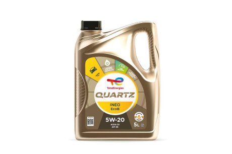 5W20QIECOB5L Масло QUARTZ INEO ECOB 5W-20 (5Л) TOTAL подбор по vin на Brocar