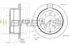 CD7597V Гальмівний диск зад. Land Cruiser 100 4.7 i/4.2 TD (329x18) BREMSI підбір по vin на Brocar