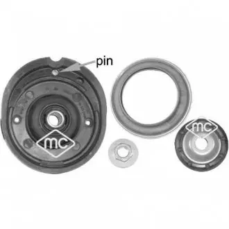 05877 Ремкомплект опори амортизатора перед Citroen C2, C3 (03-) (05877) Metalcaucho METALCAUCHO підбір по vin на Brocar