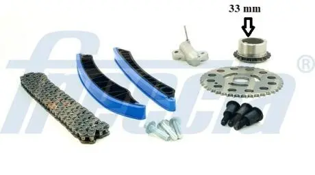 TK081164 Комплект цепей привода RENAULT MEGANE IV 1.6 dCi 130\'16- FRECCIA подбор по vin на Brocar