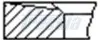 FR10376500 Комплект поршневых колец FIAT STD o̸85 1 cyl. FRECCIA підбір по vin на Brocar