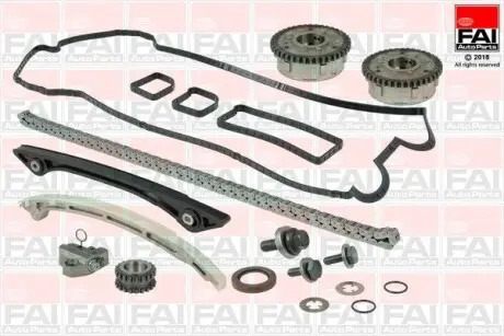 TCK288LVVT ZESTAW ŁAŃCUCHA ROZRZĄDU FORD 2,0ST/ECOBOOST/STCI Z KOŁAMI ZMIENNYCH FAZ FAI AUTOPARTS підбір по vin на Brocar