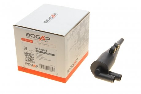 B1216104 Клапан вентиляции картера BMW X5 (E53) 4.4-4.6i 00-06 (сапун) (M62/N62) BOGAP подбор по vin на Brocar