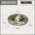 BD2104 Диск тормозной передний Nissan Micra (02-10), Note (06-16) (Кратно 2 шт) MASUMA підбір по vin на Brocar