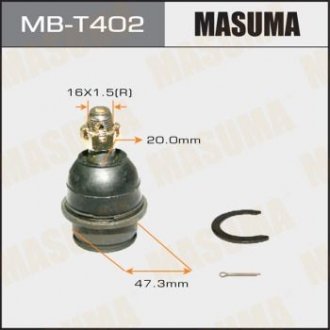 MBT402 Опора шаровая (MBT402) MASUMA MASUMA подбор по vin на Brocar