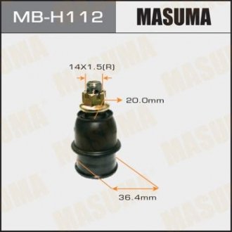 MBH112 Опора шаровая (MBH112) MASUMA MASUMA підбір по vin на Brocar
