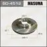 BD4512 Диск тормозной передний Mazda CX-5, 6 (11-) (Кратно 2 шт) MASUMA підбір по vin на Brocar