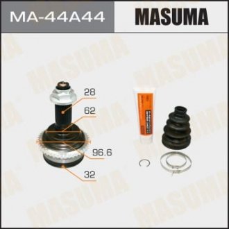 MA44A44 ШРУС наружный Mazda 6 (02-07) (нар 28/вн 32) MASUMA підбір по vin на Brocar