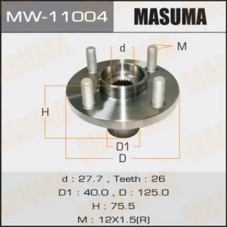 MW11004 Маточина колеса (MW11004) MASUMA MASUMA підбір по vin на Brocar