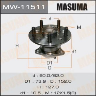 MW11511 Ступица колеса (MW11511) MASUMA MASUMA подбор по vin на Brocar