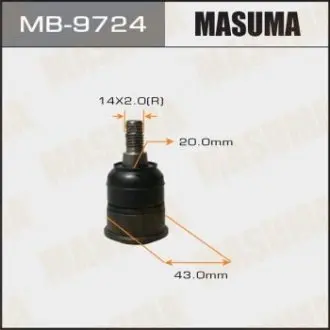 MB9724 Опора шаровая (MB9724) MASUMA MASUMA подбор по vin на Brocar