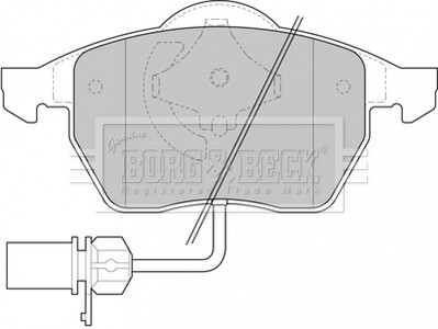 BBP1447 BBP1447 BORG & BECK - Гальмівні колодки до дисків BORG&BECK подбор по vin на Brocar