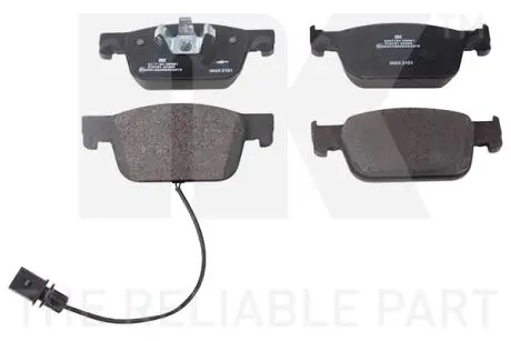 2247124 Тормозные колодки дисковые перед. Audi A4, A4 Allroad, A5 1.4-3.0D 05.15- NK подбор по vin на Brocar