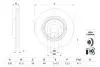 TARCZA HAM. MAZDA P. 6/CX-5/CX-9 2,2 D/2,5 16- 0 986 479 H02