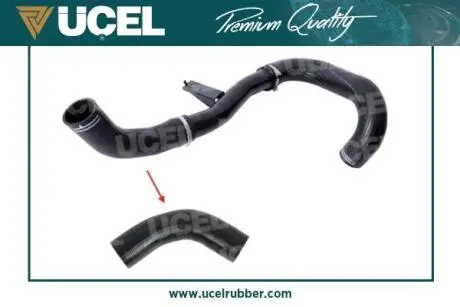 35853 Патрубок інтеркулера Fiat Ducato 2.3D 06- UCEL підбір по vin на Brocar