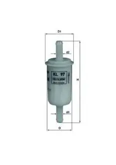 KL97 Топливный фильтр MAHLE / KNECHT подбор по vin на Brocar