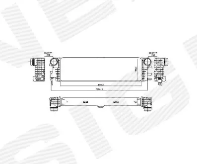 RI96017 Інтеркулер SIGNEDA підбір по vin на Brocar