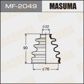 MF2049 Пыльник ШРУСа (MF2049) MASUMA MASUMA підбір по vin на Brocar