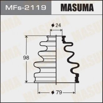 MFS2119 Пыльник ШРУСа (MFs2119) MASUMA MASUMA підбір по vin на Brocar