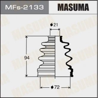 MFS2133 Пыльник ШРУСа (MFs2133) MASUMA MASUMA підбір по vin на Brocar
