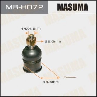 MBH072 Опора кульова (MBH072) MASUMA MASUMA підбір по vin на Brocar