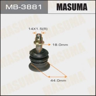 MB3881 Опора шаровая (MB3881) MASUMA MASUMA підбір по vin на Brocar