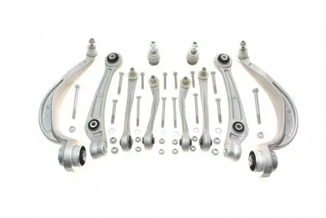 13AU2512 Комплект важелів підвіски (передньої) Audi A4/A6/Q5 1.8-4.2 07-18 (quattro) ASMETAL підбір по vin на Brocar