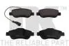 222384 Колодки гальмівні передні Fiat 500 Ford Ka 1.2/1.3D 07.07- NK підбір по vin на Brocar