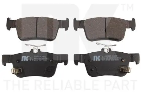 222653 Гальмівні колодки дискові зад. Honda Civic 17- NK підбір по vin на Brocar