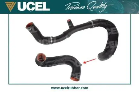 35849 Патрубок интеркулера Fiat Ducato 2.3D 15- UCEL подбор по vin на Brocar