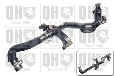 QTH897CF Патрубок системи охолодження QUINTON HAZELL підбір по vin на Brocar