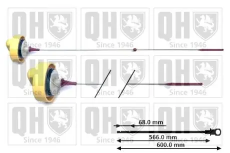 QOD148 Щуп масляний QUINTON HAZELL підбір по vin на Brocar