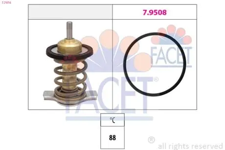 77974 Термостат 2110 (вставка) инж универс 88С Facet FACET подбор по vin на Brocar