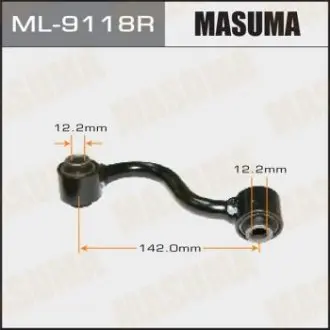 ML9118R Стойка стабілізатора (ML9118R) MASUMA MASUMA підбір по vin на Brocar