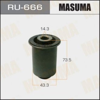 RU666 Сайлентблок переднего нижнего рычага Nissan Navara, Pathfinder (05-) (RU666) MASUMA MASUMA підбір по vin на Brocar