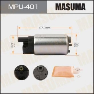 MPU401 Бензонасос электрический (+сеточка) Honda/ Mazda/ Mitsubishi (MPU401) Masuma MASUMA підбір по vin на Brocar