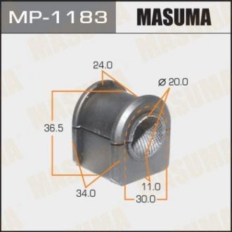 MP1183 Втулка стабілізатора заднього Mazda 5 (05-10) (Кратно 2 шт) (MP1183) Masuma MASUMA підбір по vin на Brocar