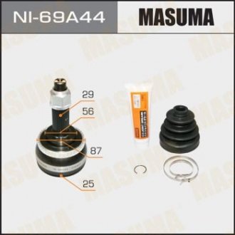 NI69A44 ШРУС зовнішній Nissan Maxima, X-Trail (00-07) (нар 29/вн 25) MASUMA підбір по vin на Brocar