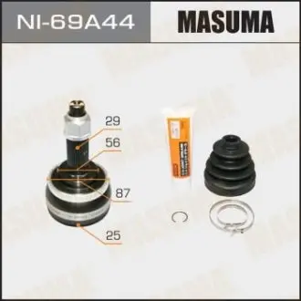 NI69A44 ШРУС наружный Nissan Maxima, X-Trail (00-07) (нар 29/вн 25) MASUMA подбор по vin на Brocar