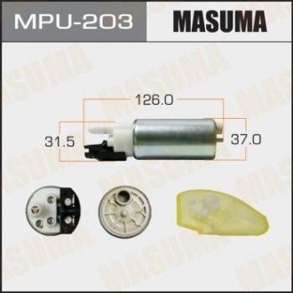 MPU203 Бензонасос електричний (+сітка)) Nissan (MPU203) MASUMA MASUMA підбір по vin на Brocar