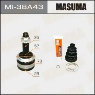 MI38A43 ШРУС наружный Mitsubishi Outlander (03-09) (нар 25/вн 29) MASUMA подбор по vin на Brocar