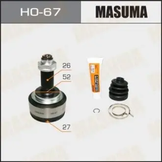 HO67 ШРУС наружный Honda Jazz (09-13) (нар 27/вн 26) MASUMA подбор по vin на Brocar