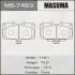 MS7463 Колодка тормозная (MS7463) MASUMA MASUMA підбір по vin на Brocar