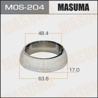 MOS204 Кольцо глушителя (MOS204) MASUMA MASUMA подбор по vin на Brocar