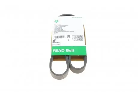 FB6EPK989 Ремень генератора VW Polo/Up 11-/Skoda Fabia 14-/Seat Ibiza 1.0/1.6 15- (6PK989) INA підбір по vin на Brocar