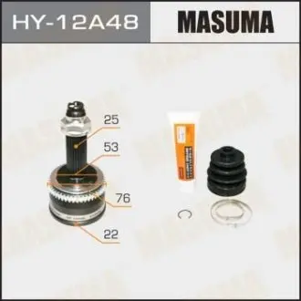 HY12A48 ШРУС зовнішній Hyundai Getz (02-06) (нар 25/вн 22/abs 48) MASUMA підбір по vin на Brocar