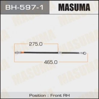 BH5971 Шланг тормозной (BH5971) MASUMA MASUMA підбір по vin на Brocar