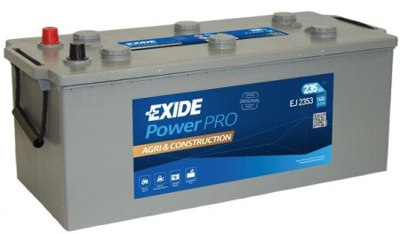 EJ2353 АКБ 6СТ-235 Тип3 Euro (пт 1450) Exide POWER PRO AGRI EXIDE підбір по vin на Brocar