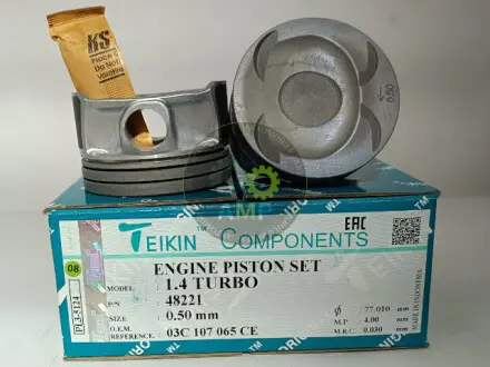 48221050 Поршні ремонт +0.50мм (комплект на двигун) VAG 1.4 TSI (Turbo) TEIKIN підбір по vin на Brocar