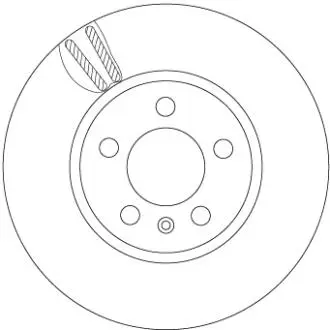 DF6964 TARCZA HAM. SKODA P. KAMIQ/SCALA 1,0-1,6 19- TRW підбір по vin на Brocar